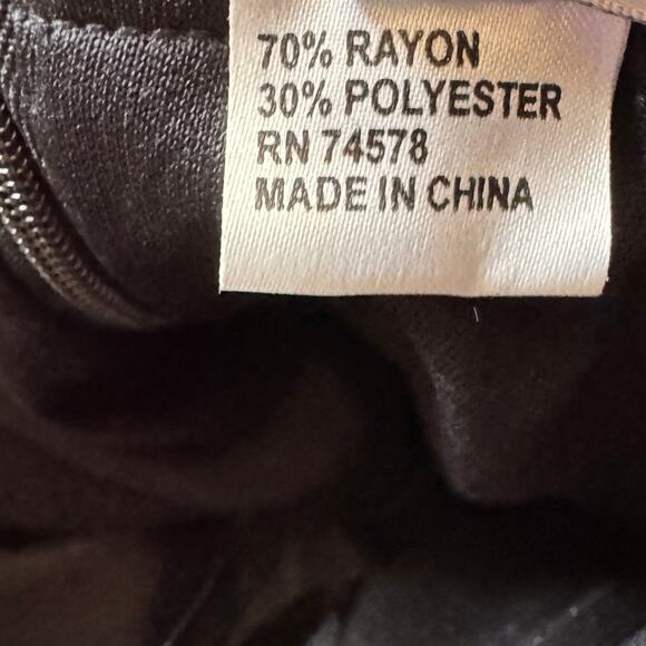 Vintage Cache Y2K Maxi Dress Black Beaded Gown Grunge Strapless 90s Evening - Picture 3 of 9